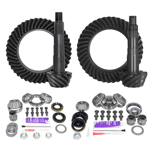 Yukon Ring & Pinion Gear Kit Pkg F&R w/Install Kits Toyota 8.0/8.0 IFS 4.56 Ratio - My Store