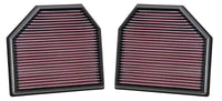 K&N Replacement Air Filter for 11-14 BMW M5/m6 4.4l V8 / 2015 M4/m3 3.0l I6  (2 per box) - Mammoth Racing -