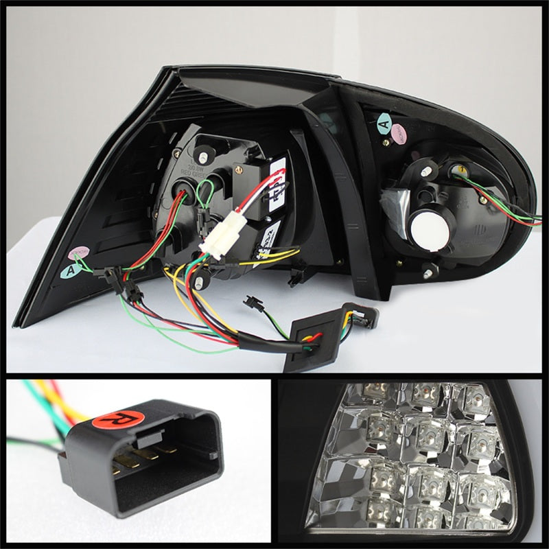 Spyder Volkswagen Golf V 06-09 LED TURN SIGNAL LED Tail Lights Black ALT-YD-VG03-LED-BK - Mammoth Racing -