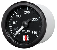 Autometer Stack 52mm 120-240 Deg F 1/2in Npt (M) Mechanical Water Temp Gauge - Black - My Store