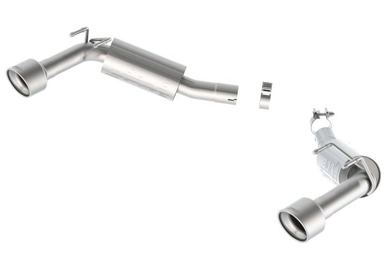 Borla 14-15 Camaro SS 6.2L V8 RWD Single Split Rr Exit S-Type Exhaust (rear section only) - Mammoth Racing -