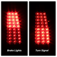 Xtune Chevy Silverado 1500/2500/3500 99-02 LED Tail Lights Red Smoke ALT-ON-CS99-LED-RS - Mammoth Racing -