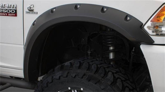Bushwacker 10-18 Ram 2500 Max Pocket Style Flares 2pc 76.3/98.3in Bed - Black - Mammoth Racing -
