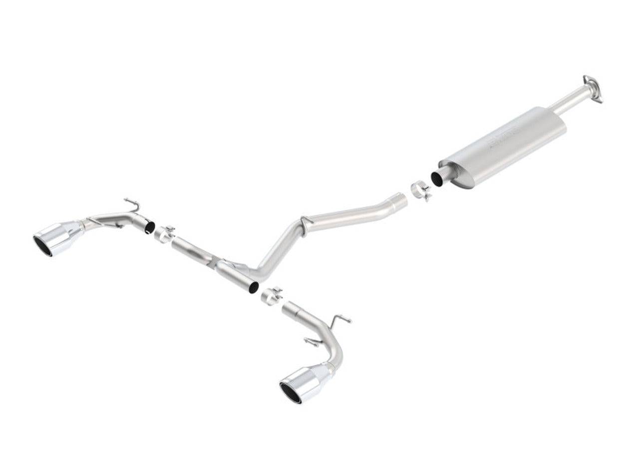 Borla 13-15 Scion FR-S 2.0L 4cyl 6spd / 13 Subaru BRZ 2.0L 4cyl 6spd SS Catback Exhaust - Mammoth Racing -