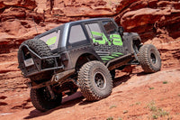 DV8 Offroad 07-18 Jeep Wrangler JK 2 Piece Fast Back Hard Top 4 Door - Black (DS Only) - Mammoth Racing -