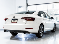 AWE Tuning 18-21 Volkswagen Jetta GLI Mk7 Touring Exhaust - Diamond Black Tips (Fits High-Flow DP) - Mammoth Racing -