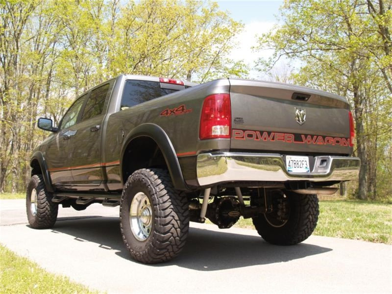N-Fab Nerf Step 10-17 Dodge Ram 1500 Crew Cab 6.4ft Bed - Gloss Black - Bed Access - 3in - Mammoth Racing -