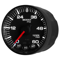 Autometer Spek-Pro 52.4mm 0-60 PSI Digital Stepper Motor Boost Gauge - My Store