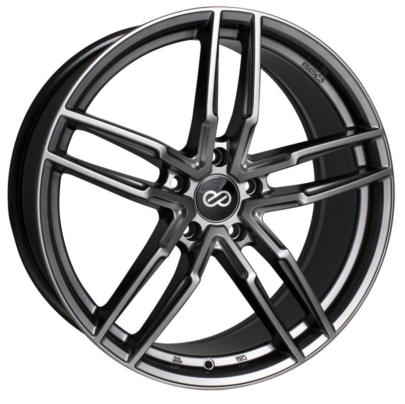 Enkei SS05 18x8.0 5x114.3 38mm Offset 72.6mm Bore Hyper Gray Wheel - Mammoth Racing -