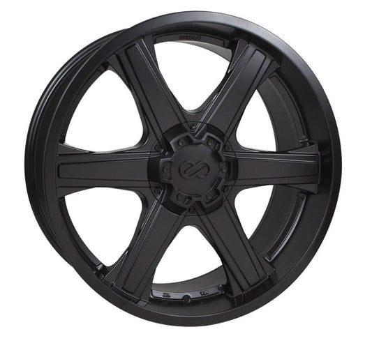 Enkei BHAWK 22x9.5 6x135 30mm Offset 87mm Bore Black Wheel - Mammoth Racing -