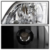 Xtune Ford F150 97-03 Crystal Headlights w/ Clear LED Corners Chrome HD-ON-FF15097-LED-SET-C - Mammoth Racing -