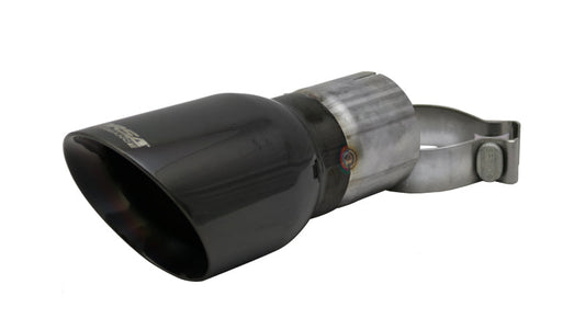 Corsa Single Universal 3.0in Inlet / 4.0in Outlet Black PVD Pro-Series Tip Kit - Mammoth Racing -