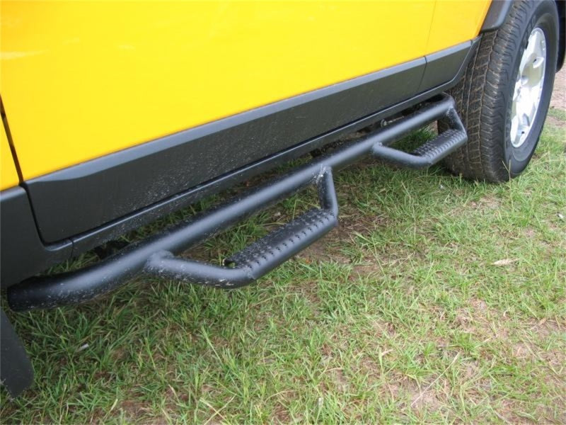 N-Fab Nerf Step 06-17 Toyota FJ Cruiser SUV 4 Door - Tex. Black - W2W - 2in - Mammoth Racing -