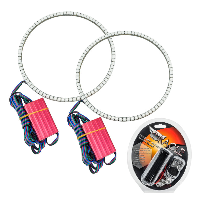 Oracle Jeep Wrangler JL/Gladiator JT LED Surface Mount Headlight Halo Kit - ColorSHIFT - Mammoth Racing -