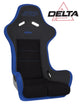 PRP Delta Composite Seat- Black/Blue (prp Blue Outline/Delta Blue- Blue Stitching/201-263-201-V) - Mammoth Racing -
