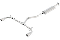 Borla 13-15 Scion FR-S 2.0L 4cyl 6spd / 13 Subaru BRZ 2.0L 4cyl 6spd SS Catback Exhaust - My Store