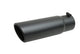 Gibson Rolled Edge Slash-Cut Tip - 6in OD/3.5in Inlet/19in Length - Black Ceramic - Mammoth Racing -
