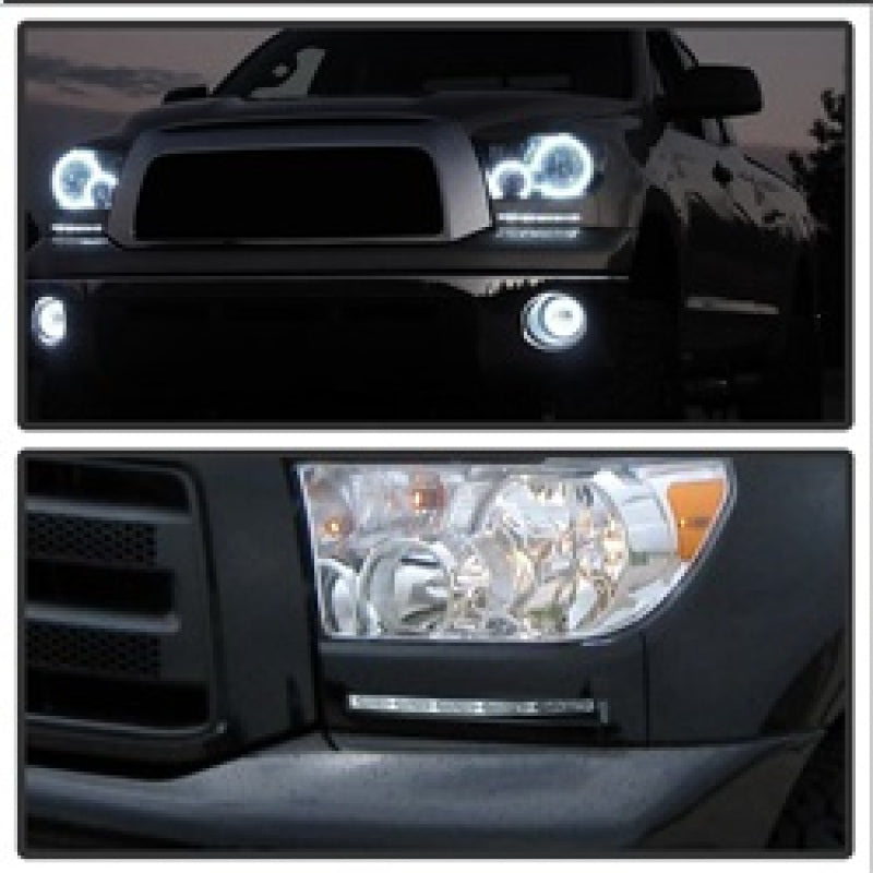 Spyder Toyota Tundra 07-13 Daytime LED Running Lights (XSP-X Model Look)wo/swtch Blk FL-DRL-TTU07-BK - Mammoth Racing -