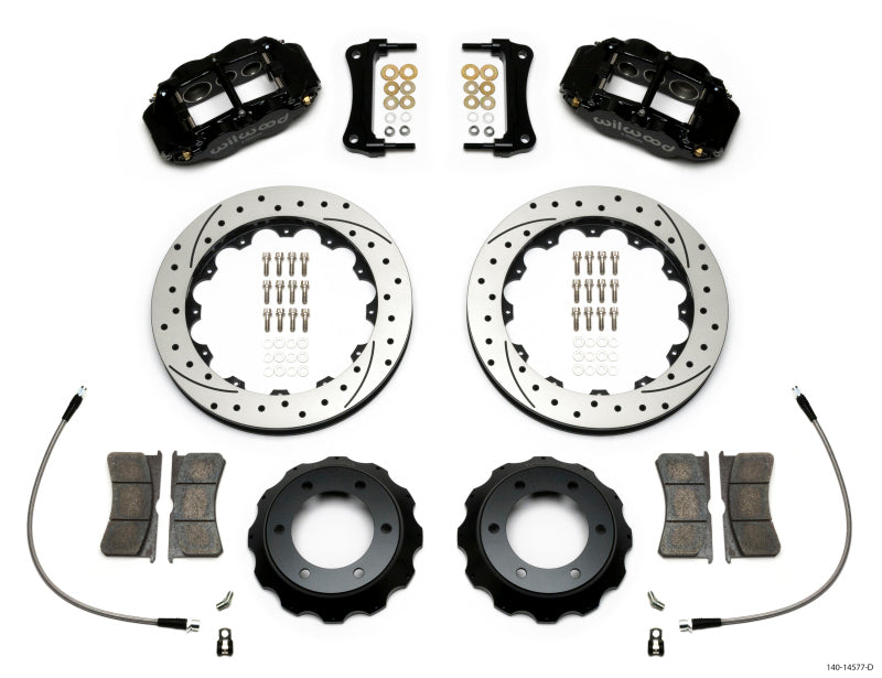 Wilwood Narrow Superlite 6R Front Kit 12.88in Drilled Rotor w/ Lines 05-15 Toyota Tacoma - My Store