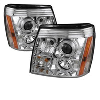 Spyder Cadillac Escalade 02-06 Projector Xenon/HID Model- LED Halo DRL Chrm PRO-YD-CE02-HID-DRL-C - Mammoth Racing -