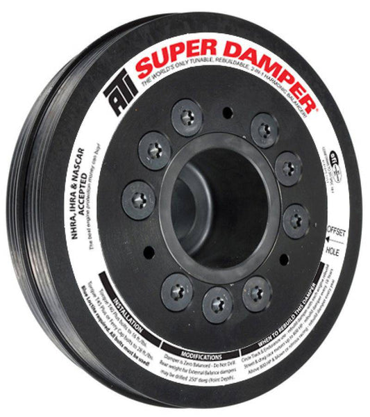 ATI Damper - 6.78in - Alum - (2) 4 Grv - Mitsubishi Eclipse - 4G63 w/Integral Lower Cam Drive - My Store