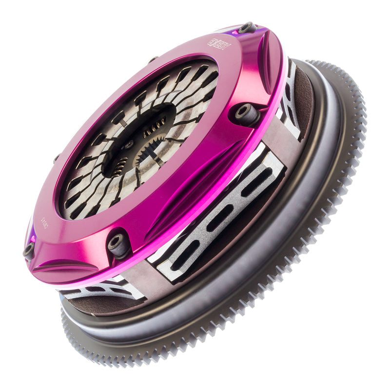 Exedy 1991-1992 Toyota Supra Hyper Twin Cerametallic Clutch Sprung Center Disc Pull Type Cover - Mammoth Racing -
