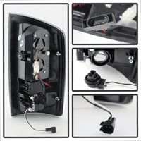 Spyder Dodge Ram 07-08 1500/Ram 07-09 2500/3500 LED Tail Lights Black Smoke ALT-YD-DRAM06-LED-BSM - Mammoth Racing -