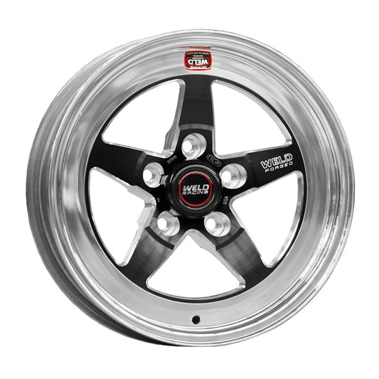 Weld S71 15x5 / 5x4.5 BP / 3.5in. BS Black Wheel (Low Pad) - Non-Beadlock - Mammoth Racing -