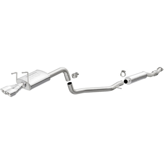 MagnaFlow 12 Fiat 500 L4 1.4l Single Straight D/S Rear Exit SS Catback Perf Exhaust - Mammoth Racing -