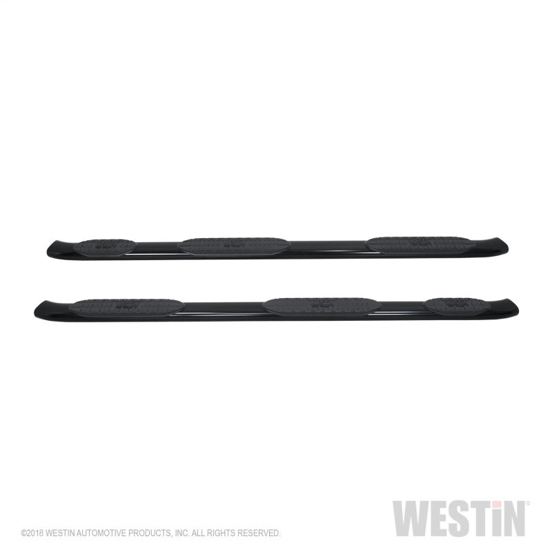 Westin 2019 Chevrolet Silverado/Sierra 1500 CC (5.5ft) PRO TRAXX 5 WTW Oval Nerf Step Bars - Black - Mammoth Racing -