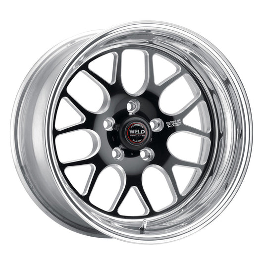 Weld S77 17x9.5 Rt-s HD 6x135 BP / 6.2in. BS Black Wheel 3.540 ID (Low Pad) - Non-Beadlock - Mammoth Racing -