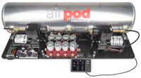 Ridetech RidePro E5 Air Ride Control System 5Gal Dual Compressor AirPod Hi-Flow Big Red 3/8in Valves - Mammoth Racing -