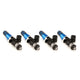 Injector Dynamics Id1050x Injectors 11mm (Blue) Adaptor Tops Denso Lower (Set of 4) - Mammoth Racing -