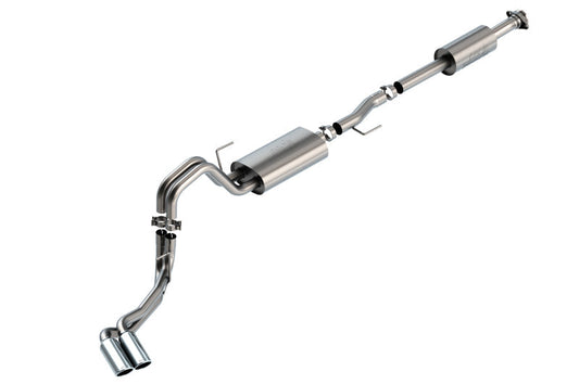 Borla F-150 2021 5.0L 4dr CC SB EC STB Lariat/KR/Platinum/LTD 3/2.25 DSE Cat-Back Touring CHR Tips - My Store