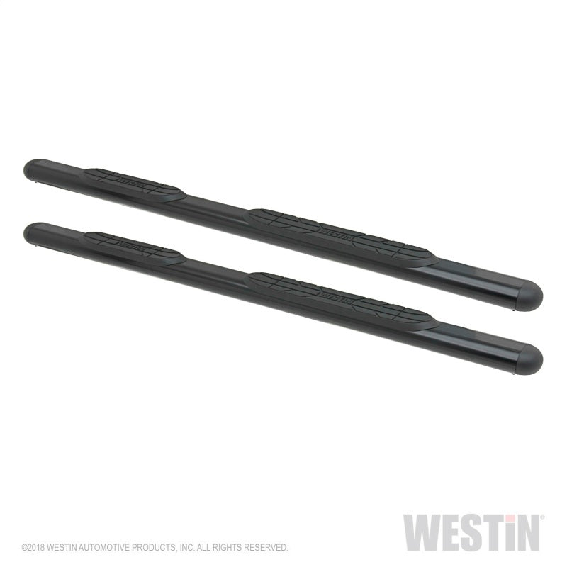 Westin Premier 4 Oval Nerf Step Bars 75 in - Black - Mammoth Racing -