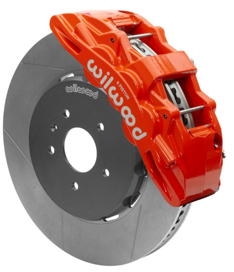 Wilwood Sx6r Front Brake Kit 15in Slotted Red w/ Lines 14+ Chevy Corvette C7 - My Store