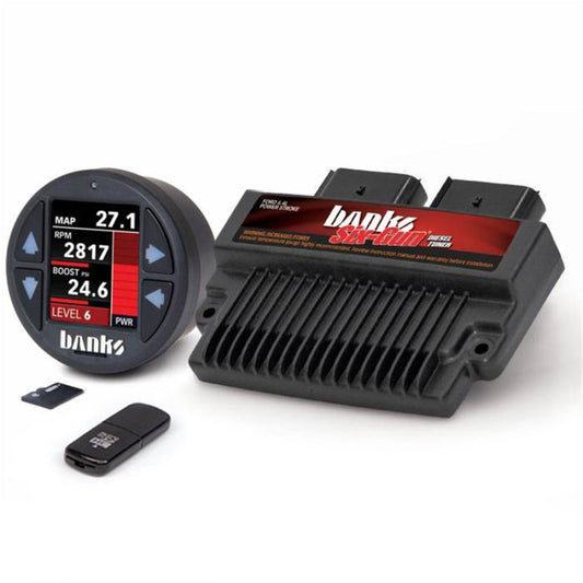Banks 07-10 Chevy/GMC 2500/3500 6.6L LMM Six-Gun Diesel Tuner w/ iDash-1.8 DataMonster - Mammoth Racing -
