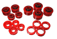 Energy Suspension 99-07 Ford F-250/F-350 SD 2/4WD Crew Cab Body Mount Set - Red - My Store