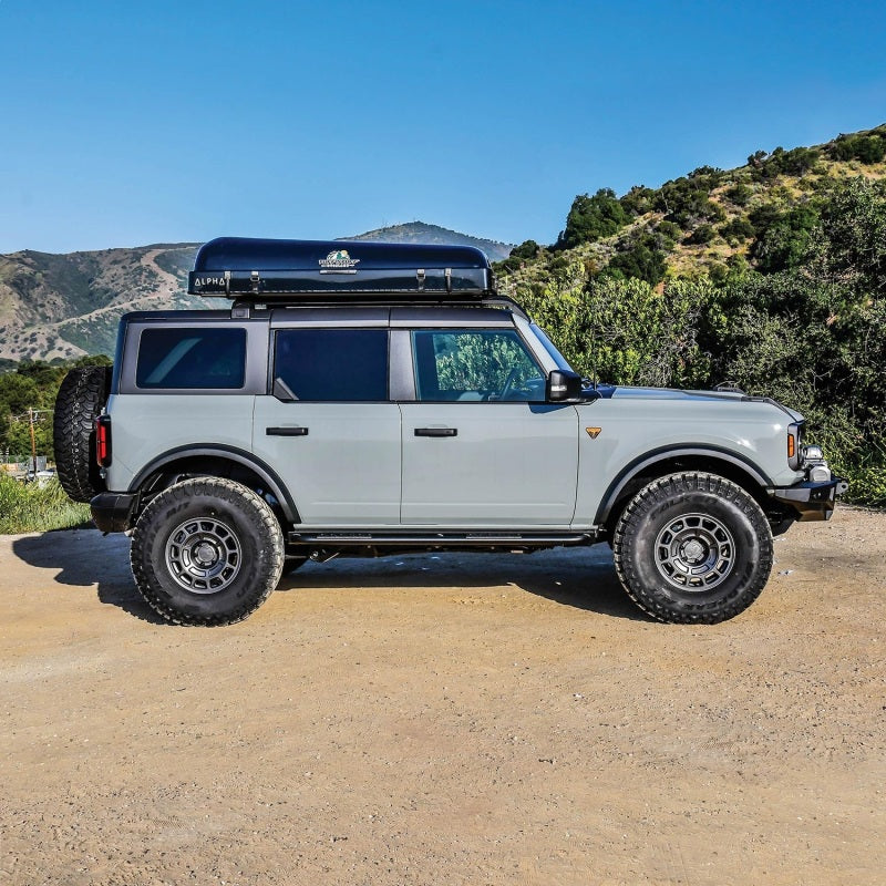 Westin 21-23 Ford Bronco 4dr (Excl. Bronco Sport) Rock Slider - Textured Black - Mammoth Racing -