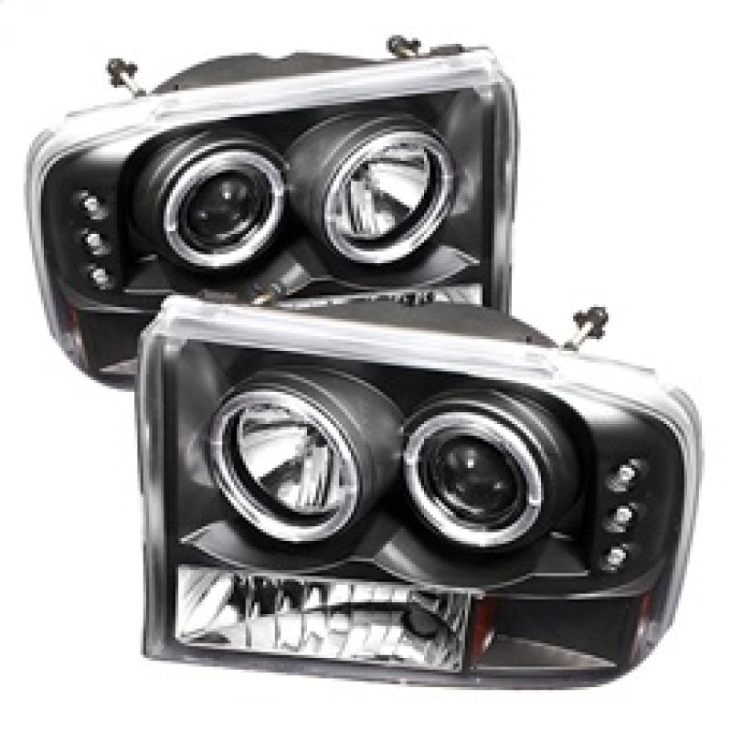 Spyder Ford F250 Super Duty 99-04 Projector Version 2 LED Halo LED Blk PRO-YD-FF25099-1P-G2-BK - Mammoth Racing -