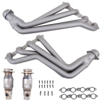 BBK 2010-15 Camaro Ls3/L99 1-7/8 Full-LenGTh Headers W/ High Flow Cats (Titanium Ceramic) - Mammoth Racing -