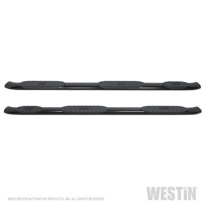 Westin 2019 Chevrolet Silverado Crew Cab w/ 6.5ft Bed PRO TRAXX 5 W2W Oval Nerf Step Bars - Black - Mammoth Racing -
