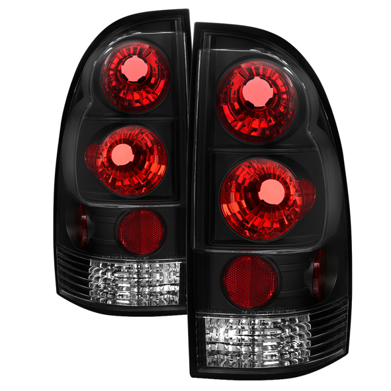 Spyder Toyota Tacoma 05-15 Euro Style Tail Lights Black ALT-YD-TT05-BK - Mammoth Racing -