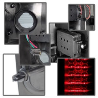 Xtune Chevy Silverado 07-13 LED Tail Lights Black Smoke ALT-JH-CS07-LED-BKSM - Mammoth Racing -