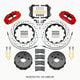 Wilwood Narrow Superlite 4R Rear Kit 14.00in Drilled Red 2007-up Jeep JK w/Lines - My Store