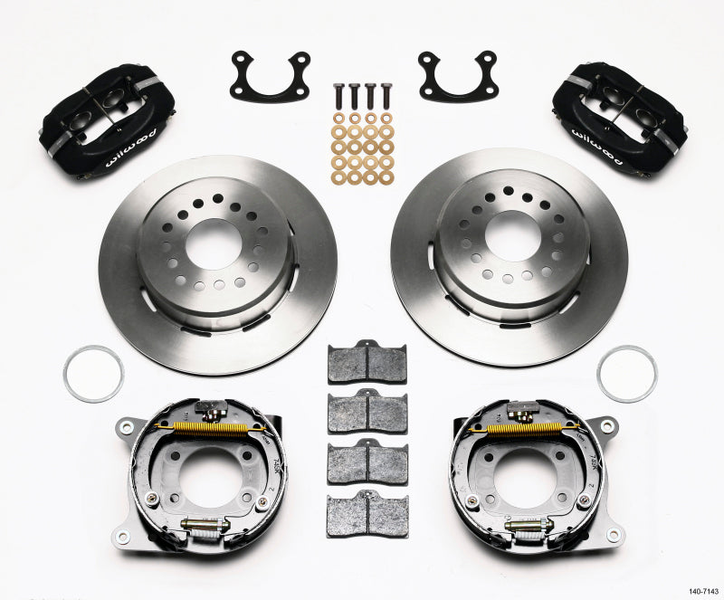 Wilwood Forged Dynalite P/S Park Brake Kit Small Ford 2.66in Offset - My Store