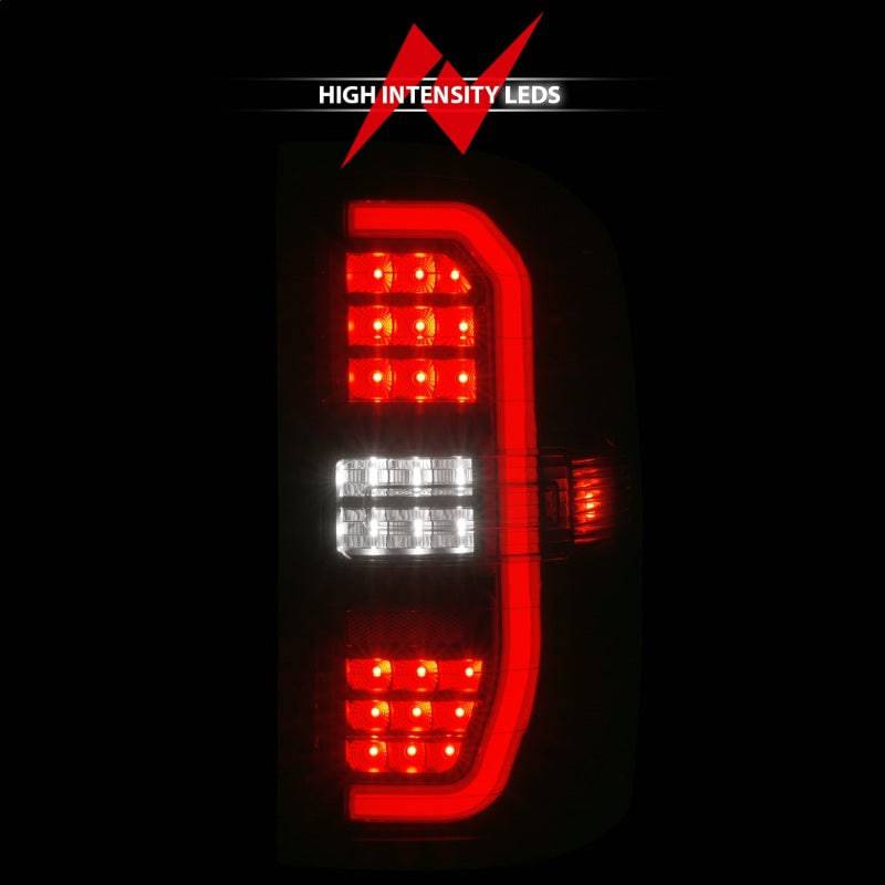 ANZO 14-18 GMC Sierra 1500 Full LED Taillights Black Housing Smoke Lens (w/C Light Bars) - My Store