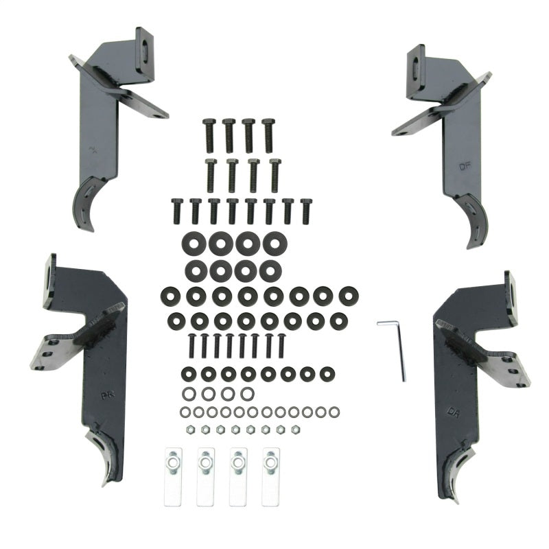 Westin 2007-2017 Jeep Wrangler 2dr E-Series 3 Nerf Step Bars - Black - Mammoth Racing -