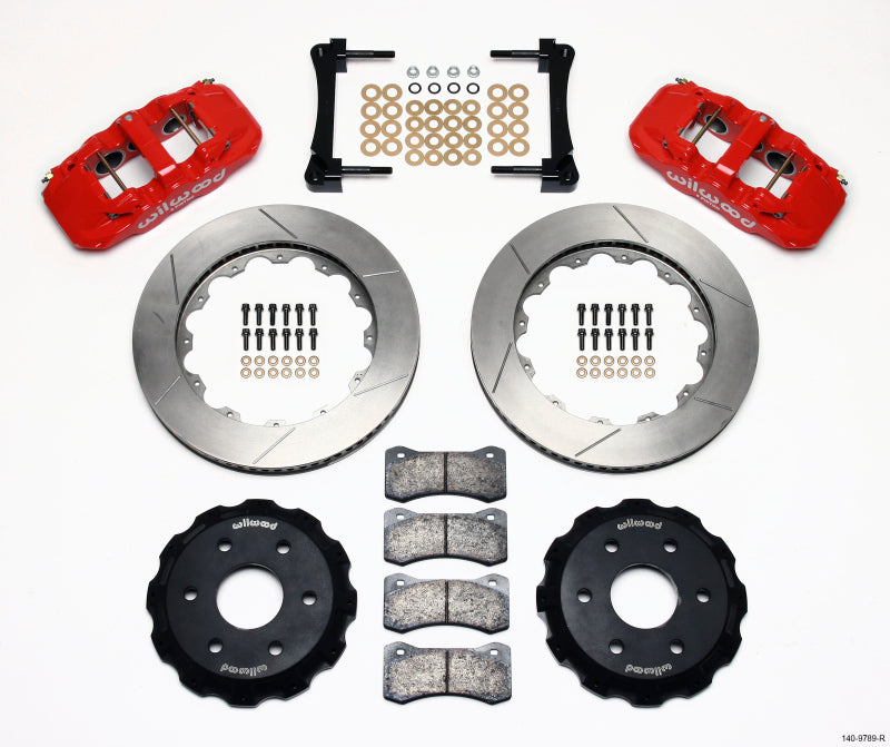 Wilwood Aero6 Front Truck Kit 14.25in Red 1999-2014 GM Truck/SUV 1500 - My Store