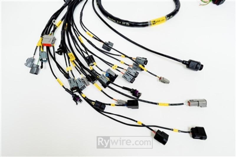 Rywire Honda B-Series (w/Syvecs SV7 ECU) Eng Harn w/OBD1 Alt/EV1 Inj/AEM IAT & MAP (Adapter Req) - Mammoth Racing -